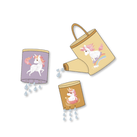 Filibabba Unicorn aktivitetskoppar