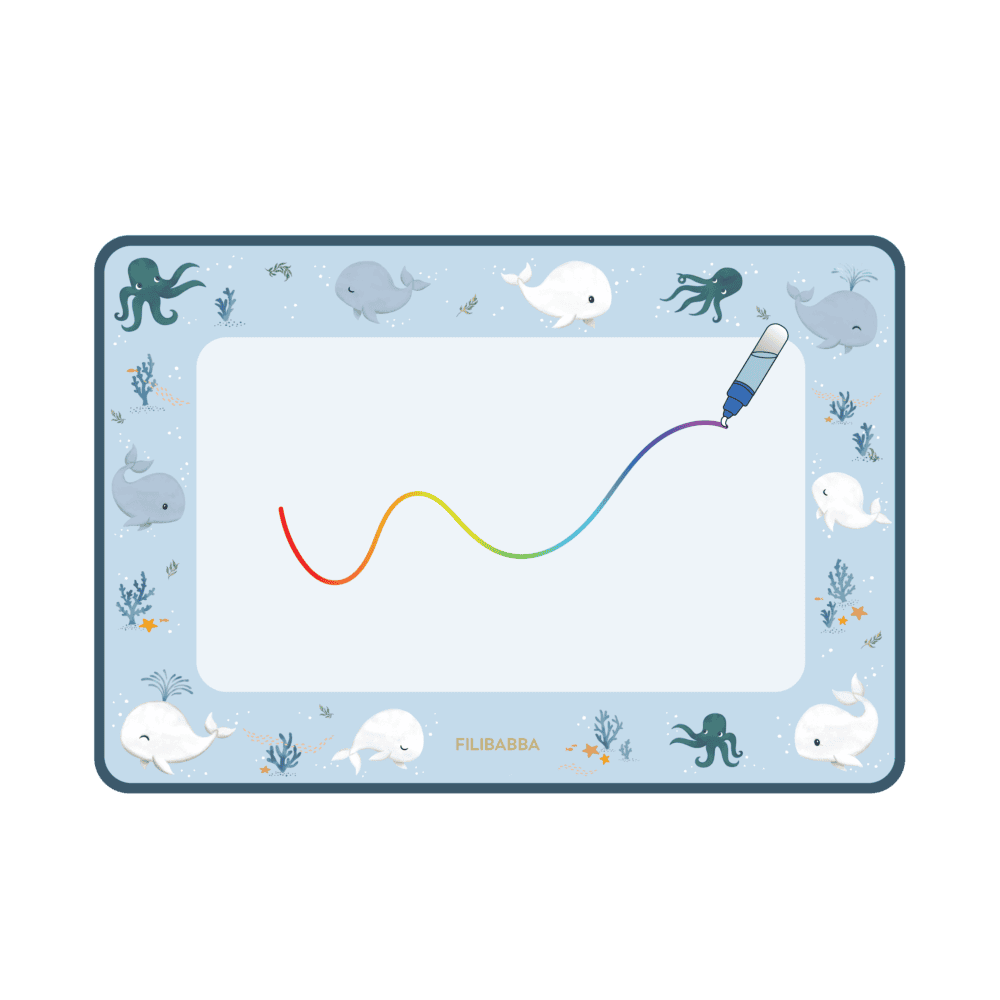 Filibabba Water drawing mat – Christian's Whale Tales