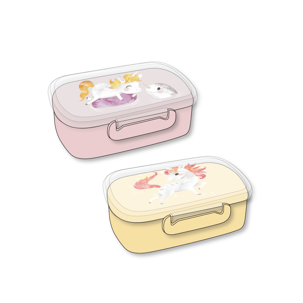 Filibabba Lunchlåda Unicorn Shores 2-pack