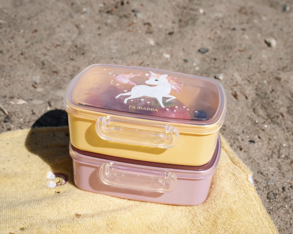 Filibabba Lunchlåda Unicorn Shores 2-pack