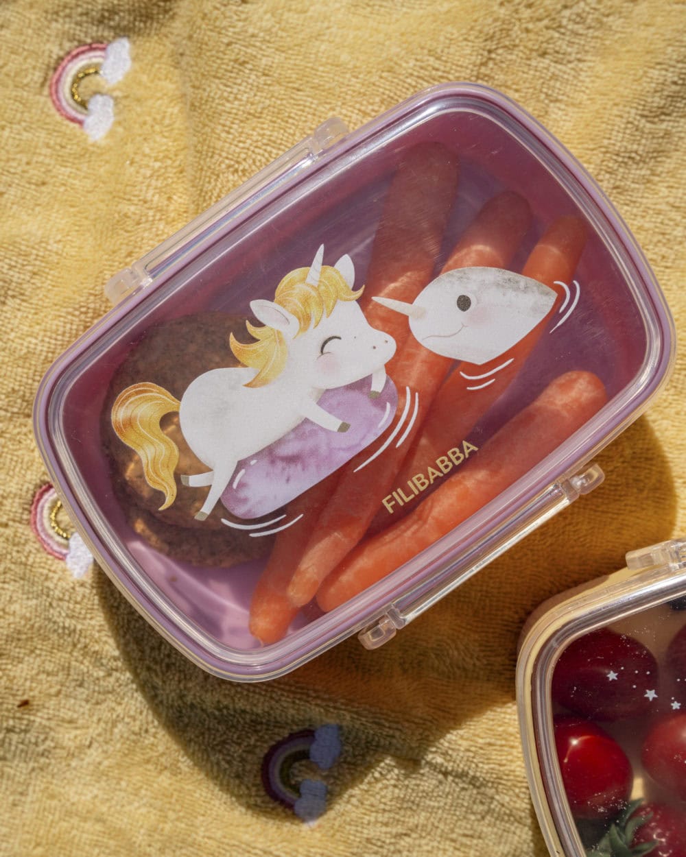 Filibabba Lunchlåda Unicorn Shores 2-pack