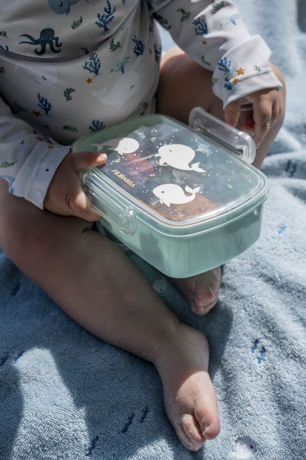 Filibabba Lunchlådor 2-pack Christian Whale