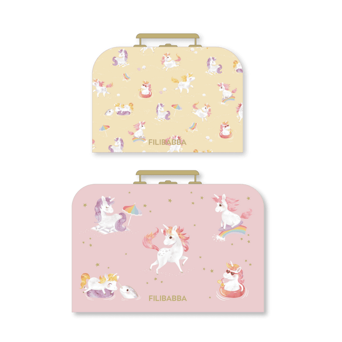 Filibabba Suitcase Set – Unicorn Shores