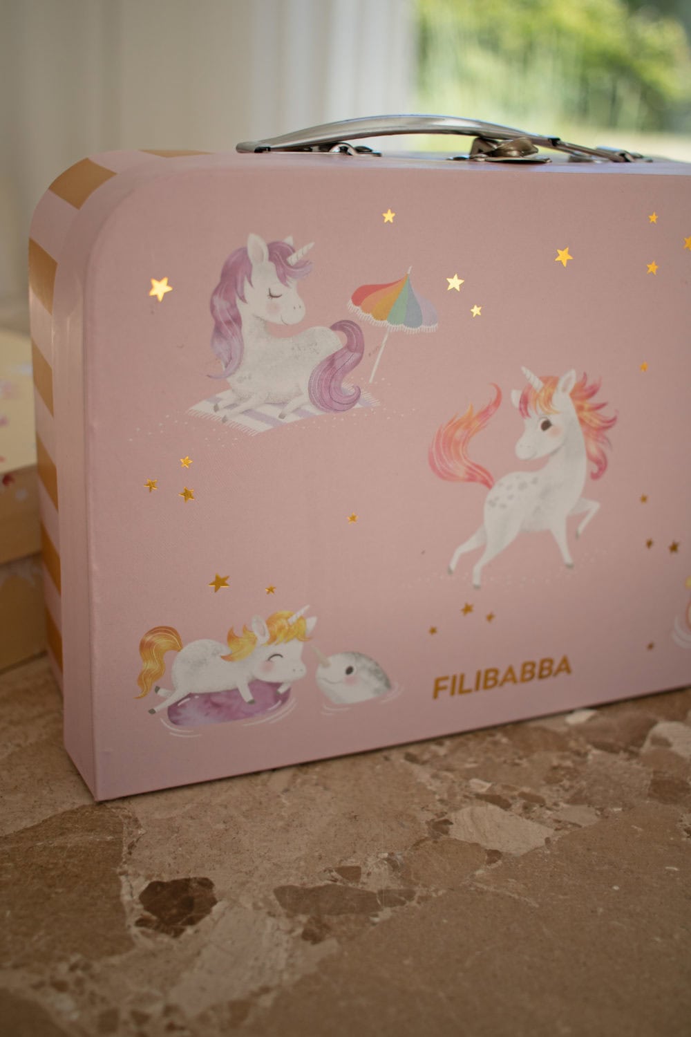 Filibabba Suitcase Set – Unicorn Shores