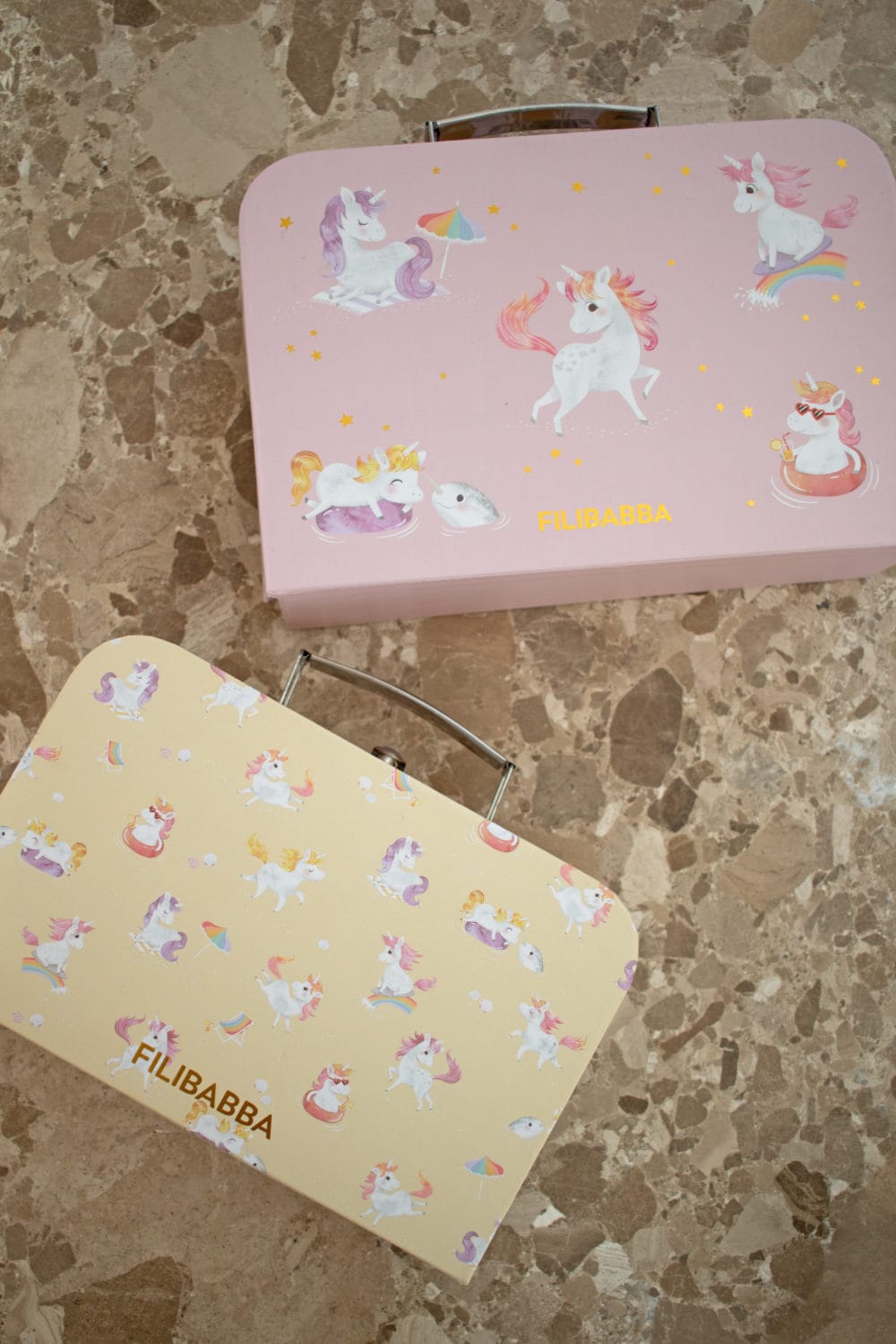 Filibabba Suitcase Set – Unicorn Shores