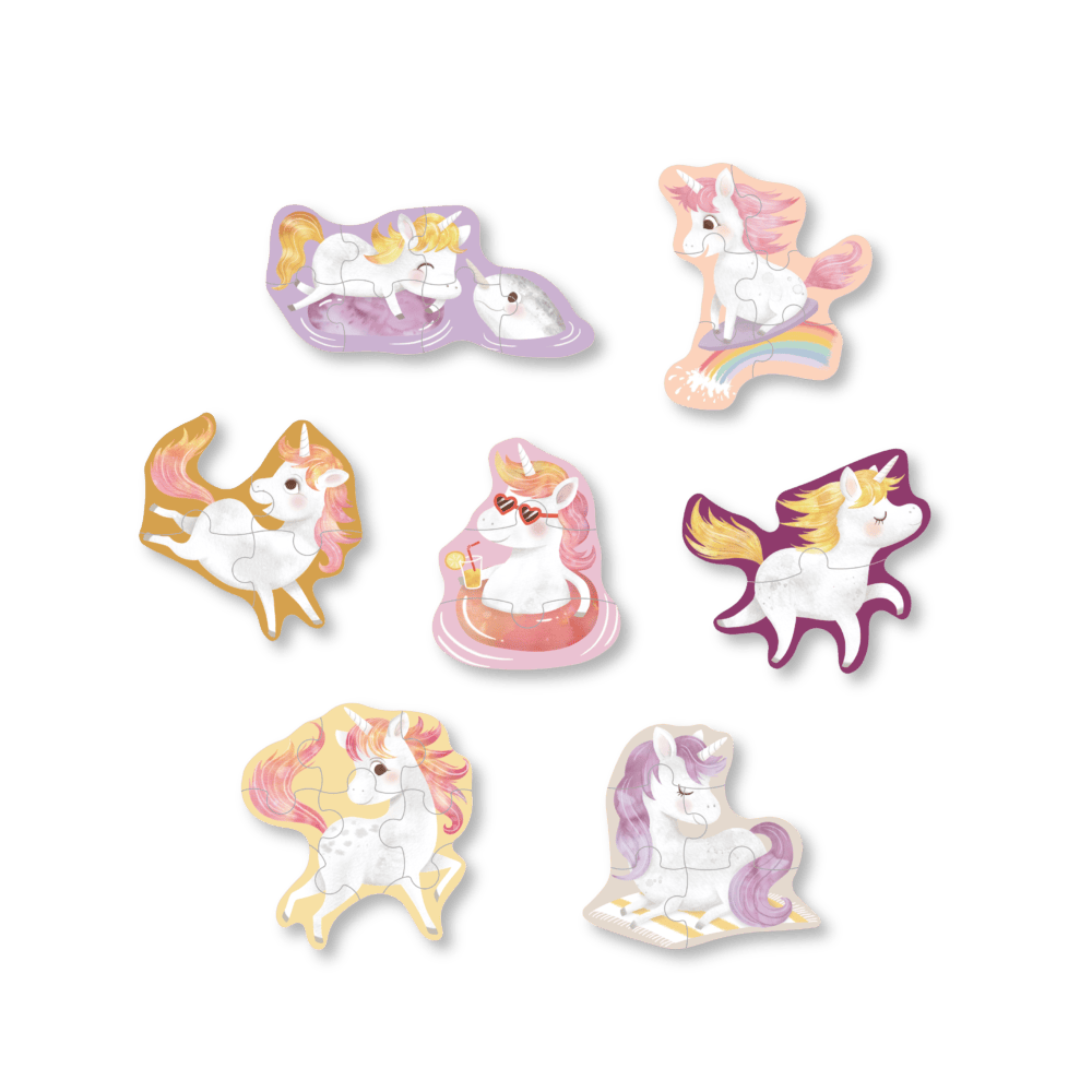 Filibabba Pusselset - Unicorn Shores