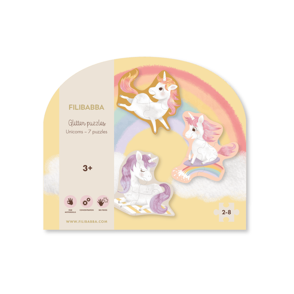 Filibabba Pusselset - Unicorn Shores