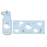 Filibabba Vattenflaska Christian's Whale Tales