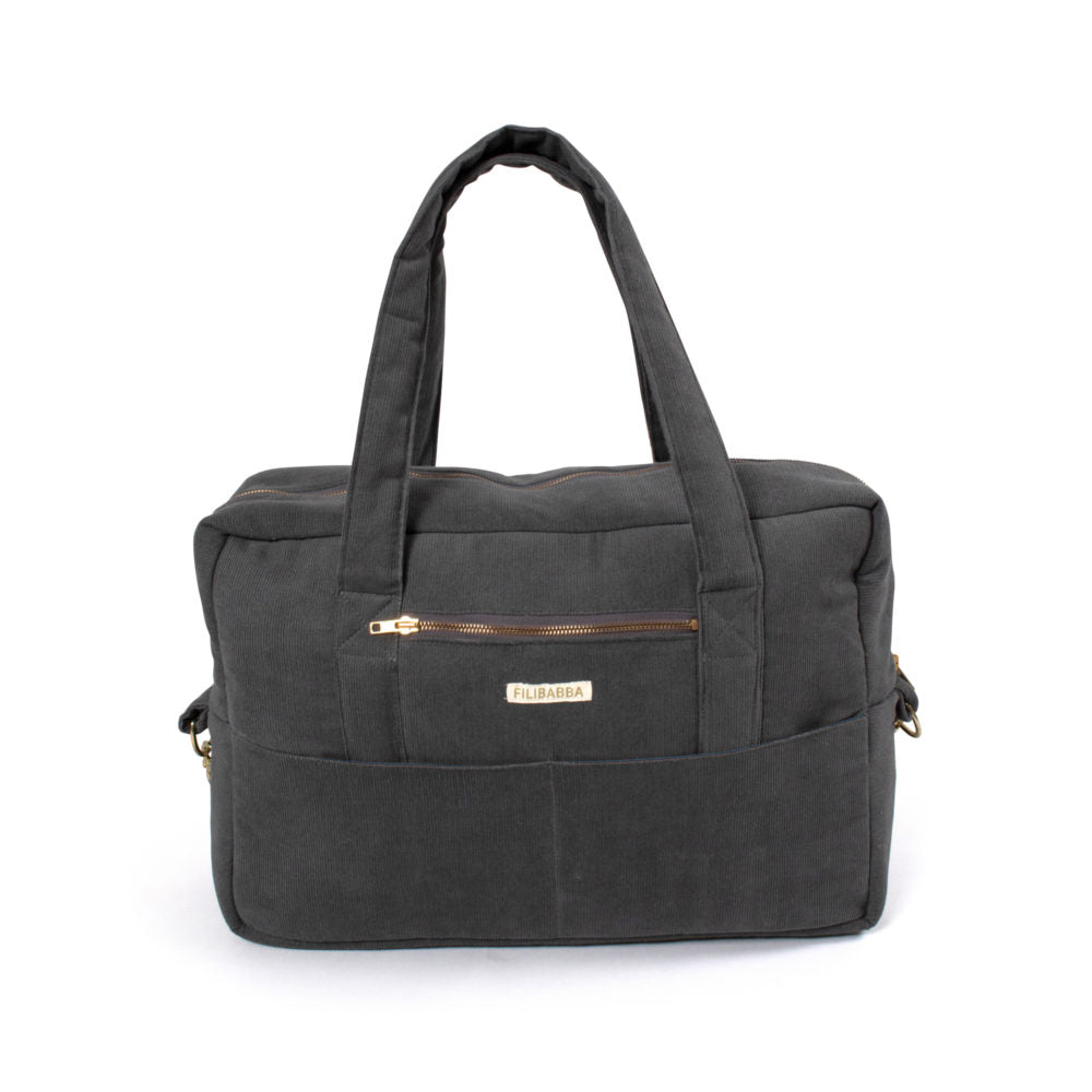 Filibabba Föräldraväska Corduroy Grå