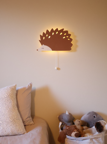 Oh, Poppy! THEA THE HEDGEHOG WALL LAMP