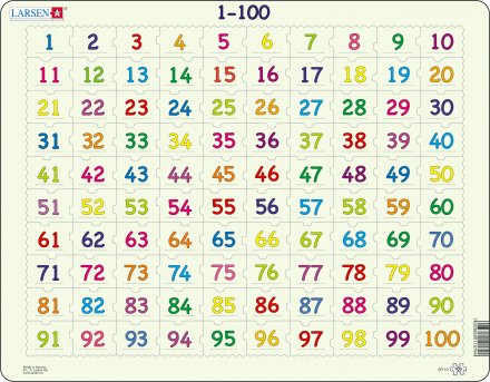 Tactic Larsen Maxi 1-100 pussel
