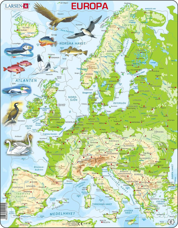 Tactic Larsen Maxi Europa pussel