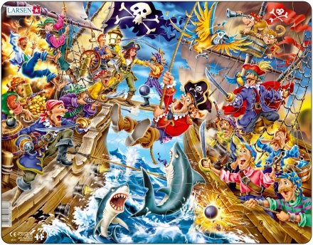 Tactic Larsen Maxi Piratskepp pussel