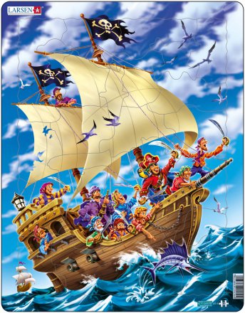 Tactic Larsen Maxi Pirater pussel