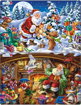 Tactic Midi Santa Claus pussel 15 bitar