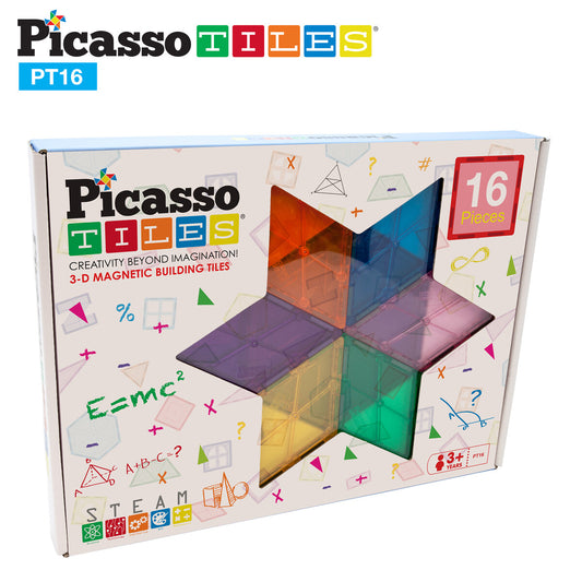 Tactic PicassoTiles 16pc Magnetiska Klossar