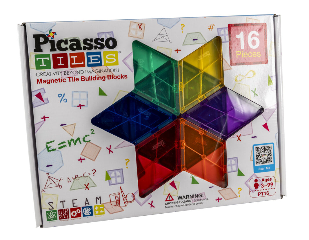 Tactic PicassoTiles 16pc Magnetiska Klossar