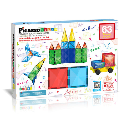 Tactic Magnetic Tiles 63-delar