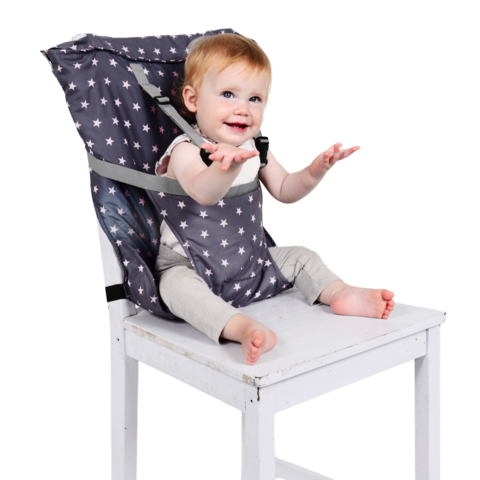 Sack´N Seat Strap Grå Vita Stjärnor