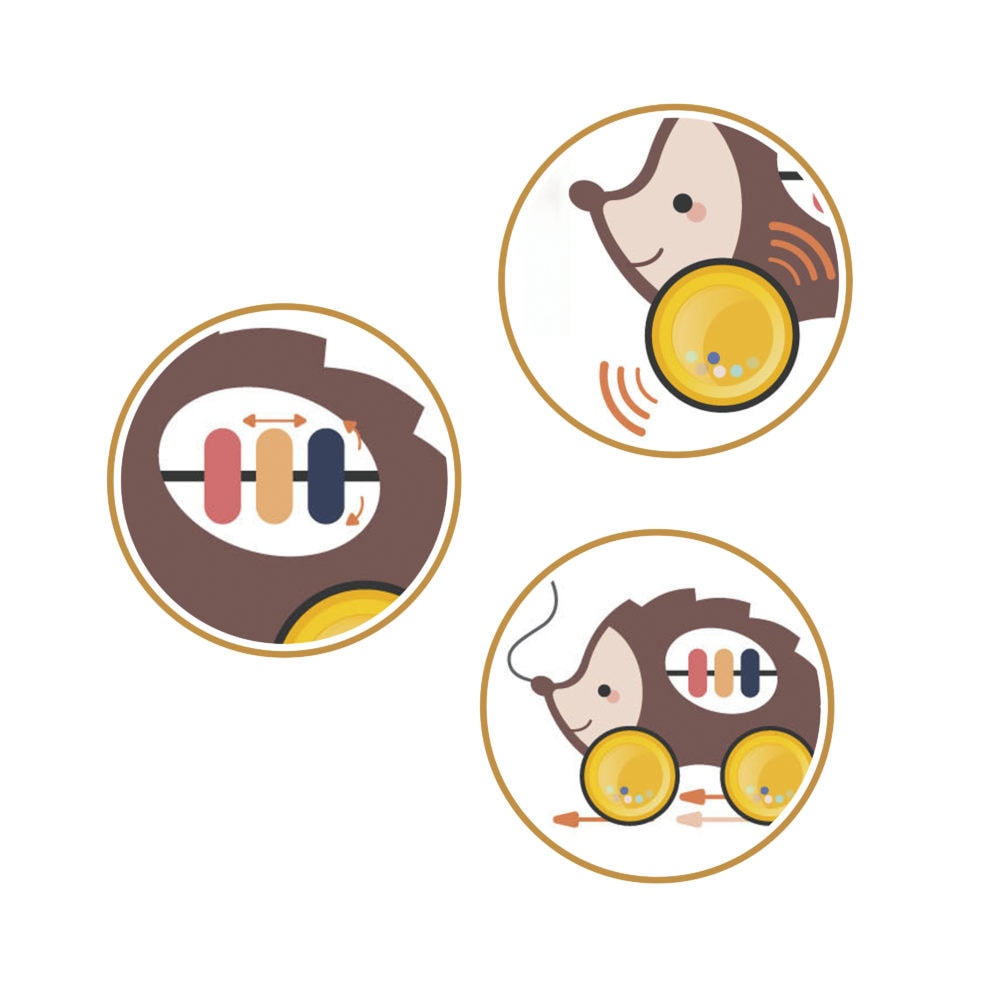 Scandinavian Baby Pull Along Igelkott