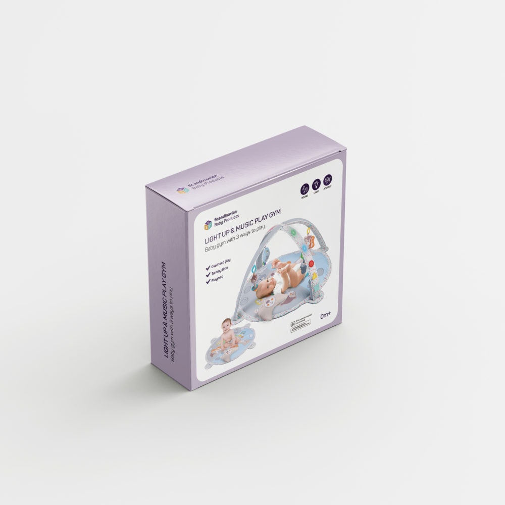 Babygym - Scandinavian Baby Kick & Play Piano Gym