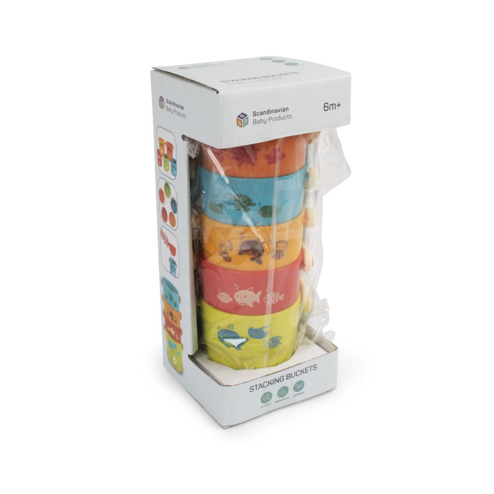 Scandinavian Baby Stacking Cups