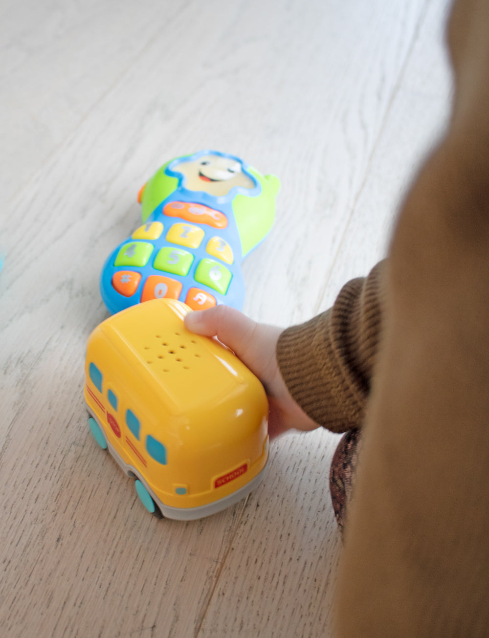 Scandinavian Baby Mini Car - School bus