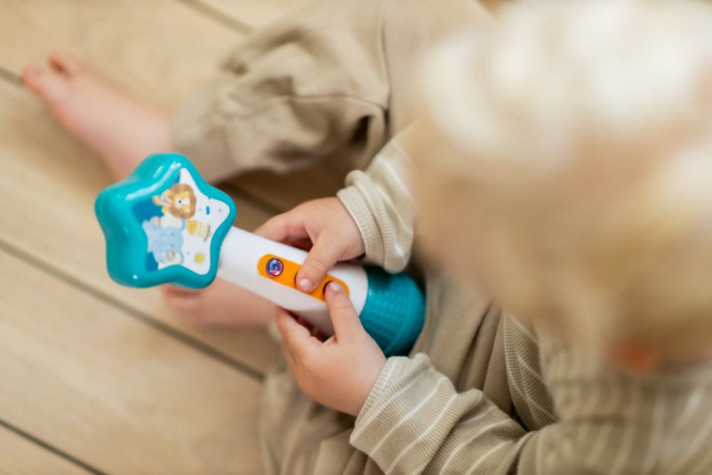 Scandinavian Baby Mikrofon med Ljus