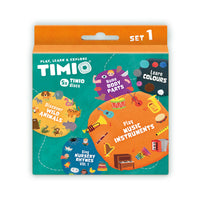 TIMIO Disc Set 1 - Wild Animals, Nursery Rhymes, Colours, Musical and Body Parts