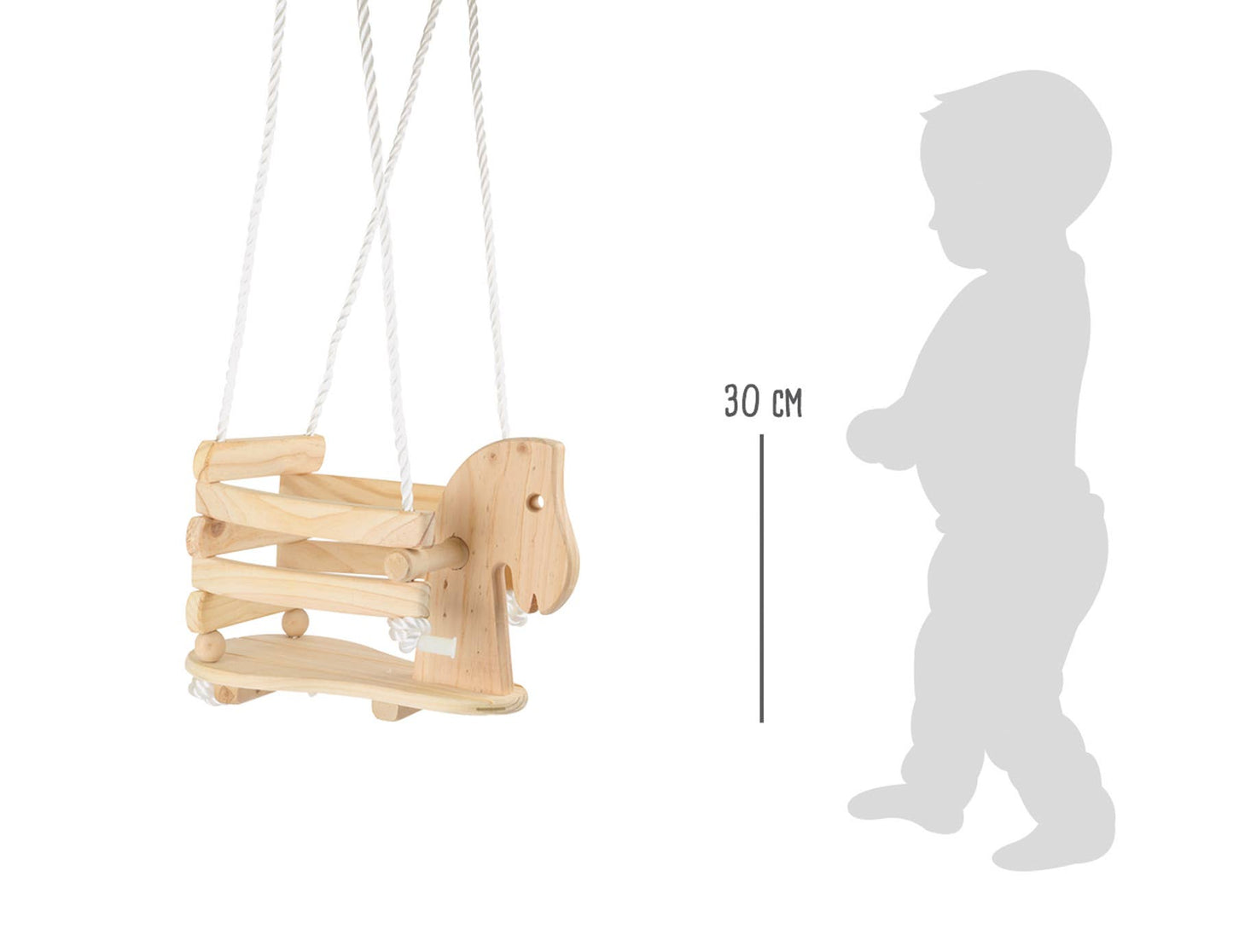small foot small foot Småbarn swing ponny | gungor | trä