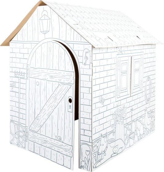 small foot Lekstuga ”House” Tillverkad av kartong | Kreativa artiklar |