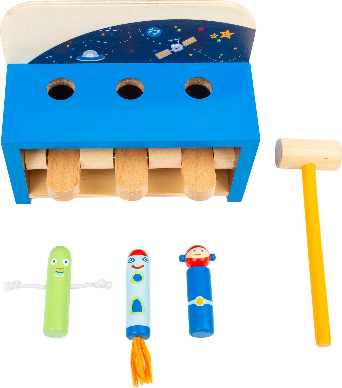 small foot small foot ”Space” knackar bänk | knackar spel | trä