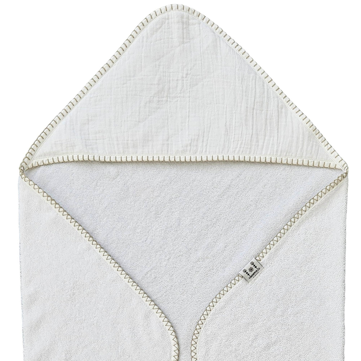 Summerville organic Huvad Babyhandduk Velour