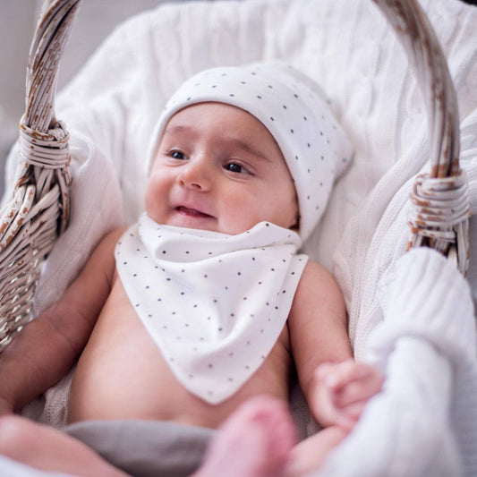 Summerville organic Ekologisk babyhatt White Dotty Premature