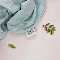 Summerville organic Babyfilt Muslin Spets