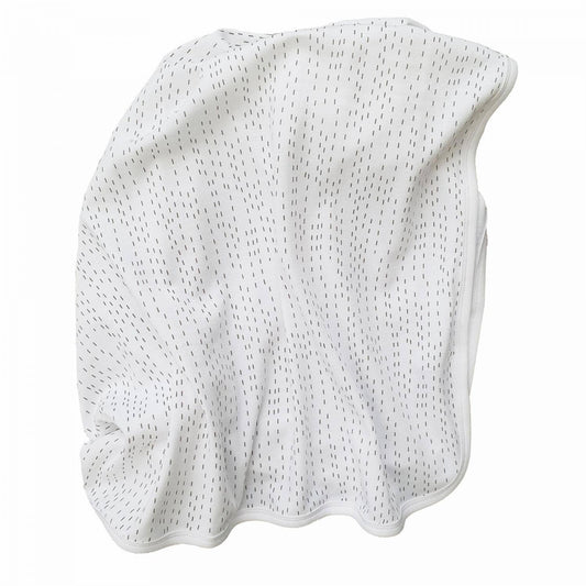 Summerville organic Ekologisk babyfilt White Line