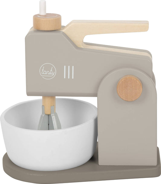 small foot Mixer-set grå "tasty" | Rollspel leksak | Träleksak