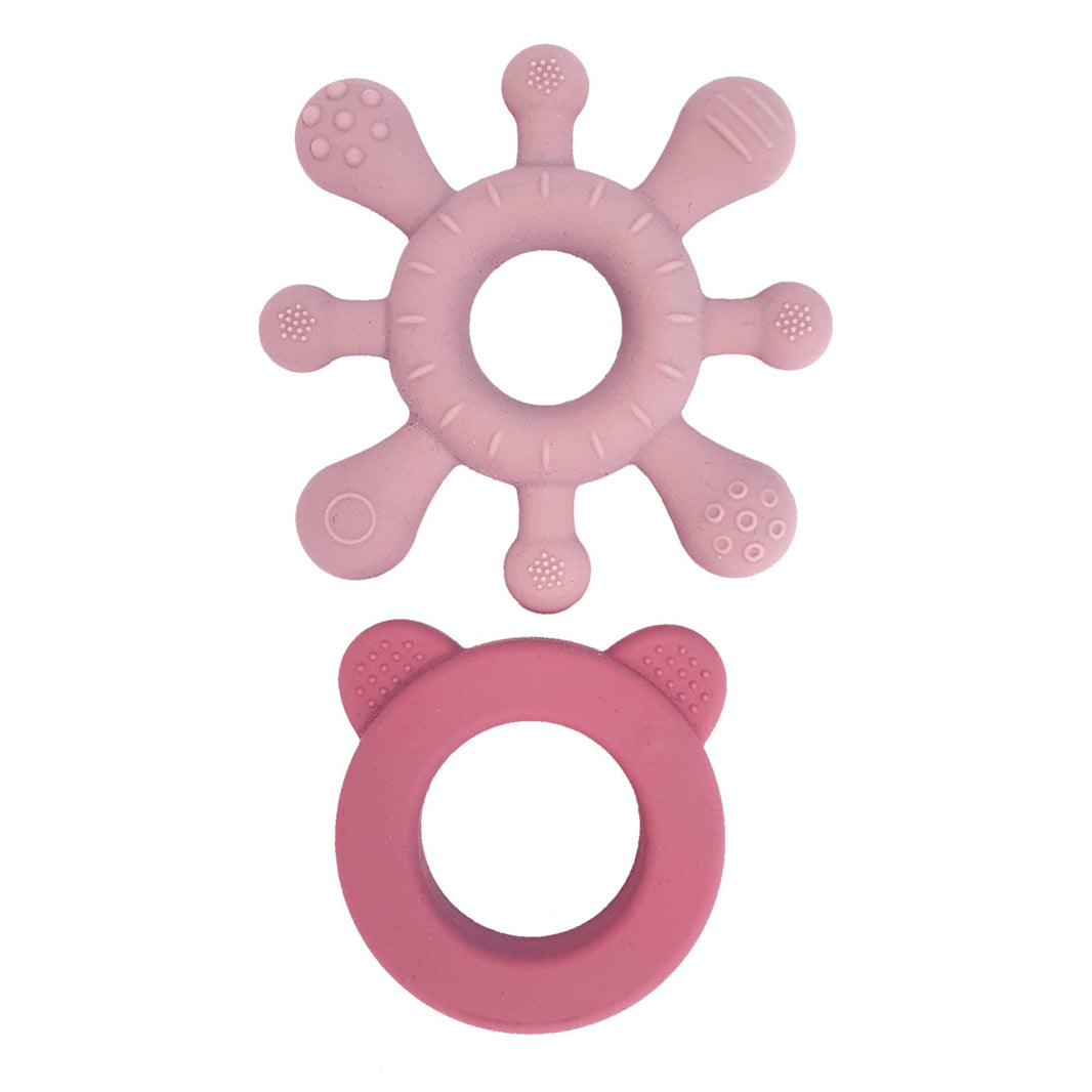 Summerville organic Silikon Baby Rattle + Teether