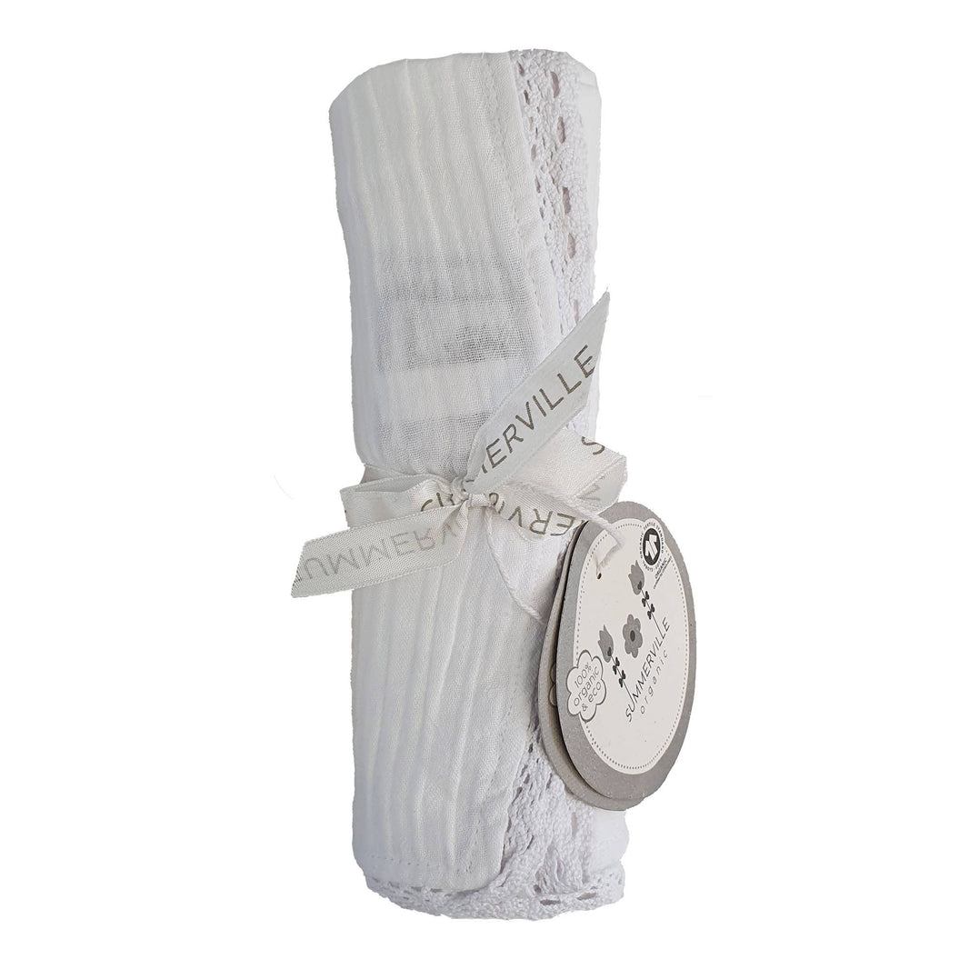 Summerville organic Babyfilt i Skrynklig Muslin