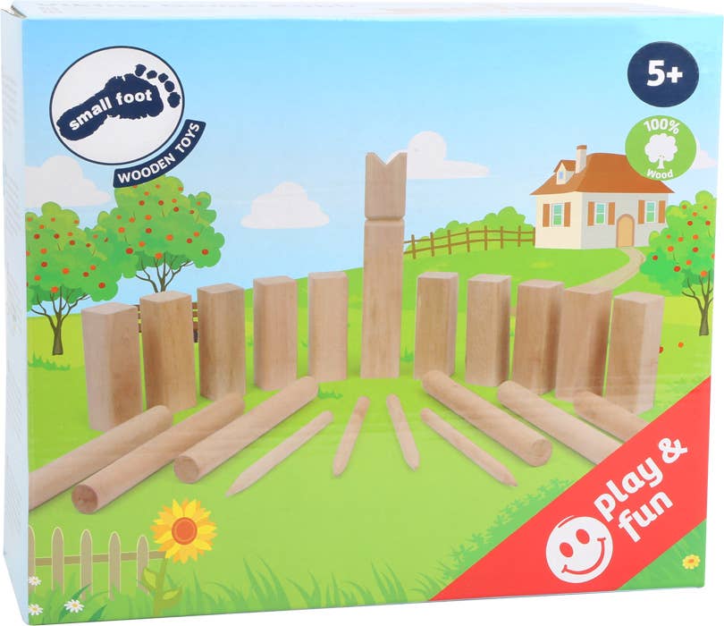 small foot small foot Viking spel Kubb | Spel i trädgården | Trä