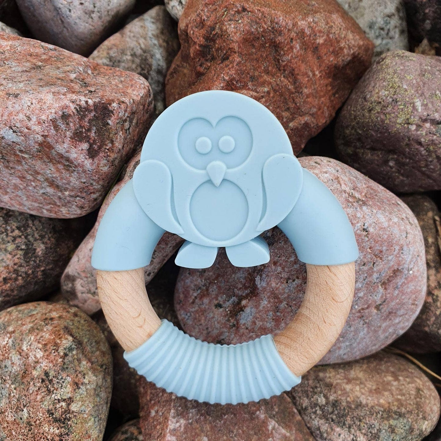Summerville organic Teether i trä och silikon