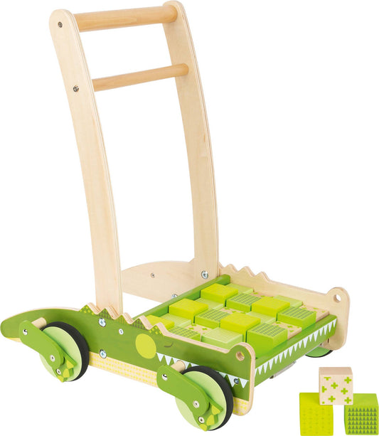 small foot small foot Crocodile Walker | Baby Walker | Trä