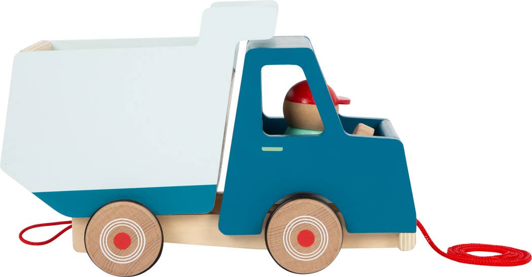 small foot small foot Drag-along fordonsdumper | trä