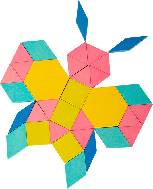 small foot Tangram Mosaic Set XL | Skicklighetsspel | Trä
