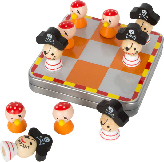 small foot Tic Tac Toe pirater | brädspel | trä