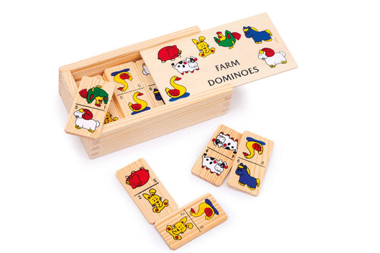 small foot Domino Farm | Brädspel | Trä