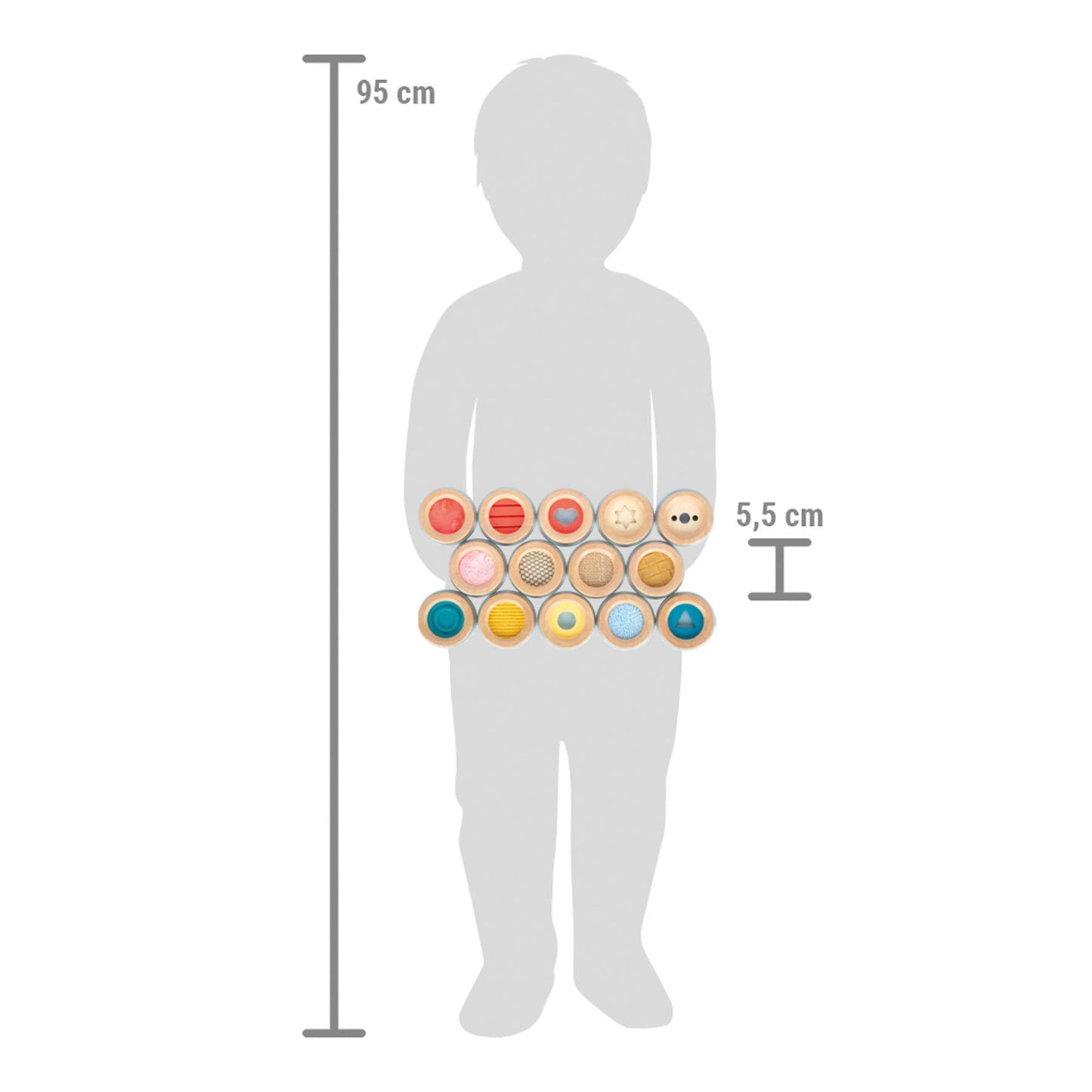 small foot small foot Feelmemo ”Sensory” | sensorisk leksak | trä