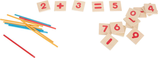 small foot small foot Elementary School Math Pedagogiskt spel | Pedagogisk leksak | Trä