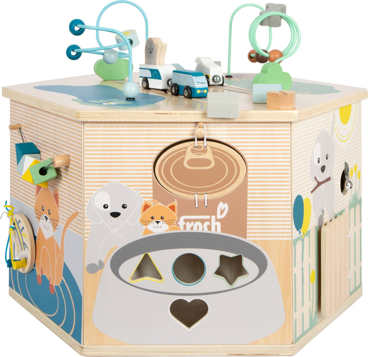 small foot Motor Skills Cube XXL Husdjur