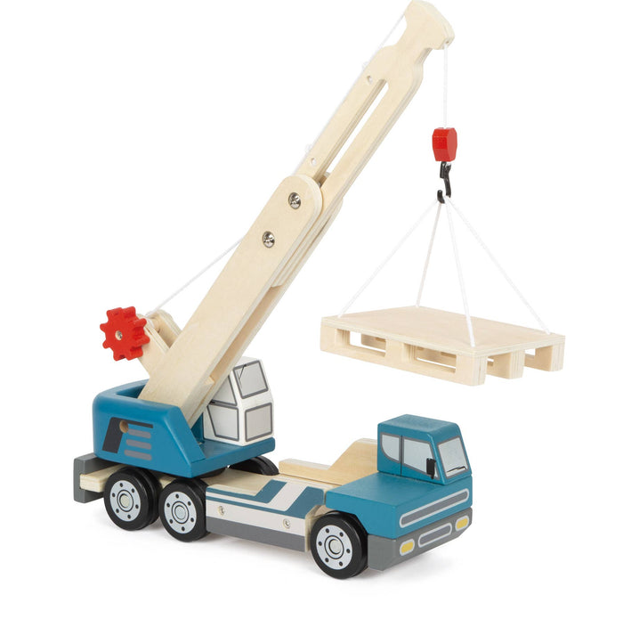 small foot Kranbil med pall